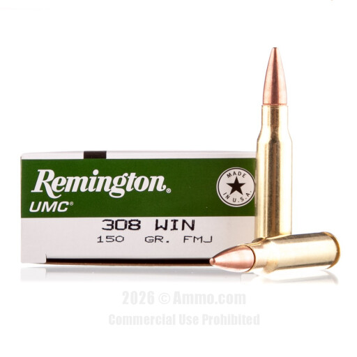 308 Win Ammo - Remington Ammo MC Remington MC Ammo