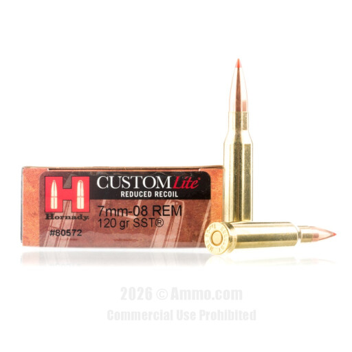 7mm-08 Rem Ammo - Hornady Ammo SST Hornady SST Ammo