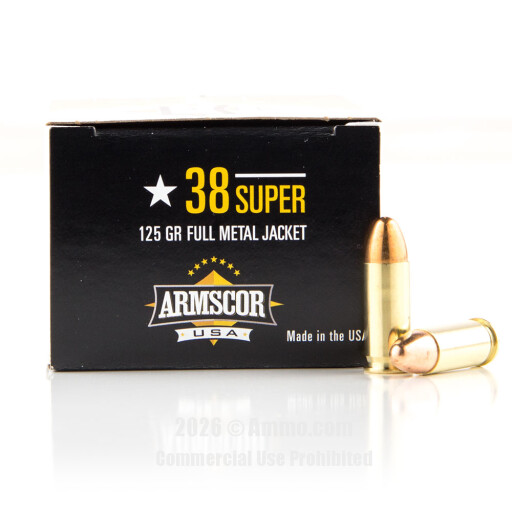 38 Super Auto Ammo - Bulk Armscor Ammo FMJ Bulk Armscor FMJ Ammo