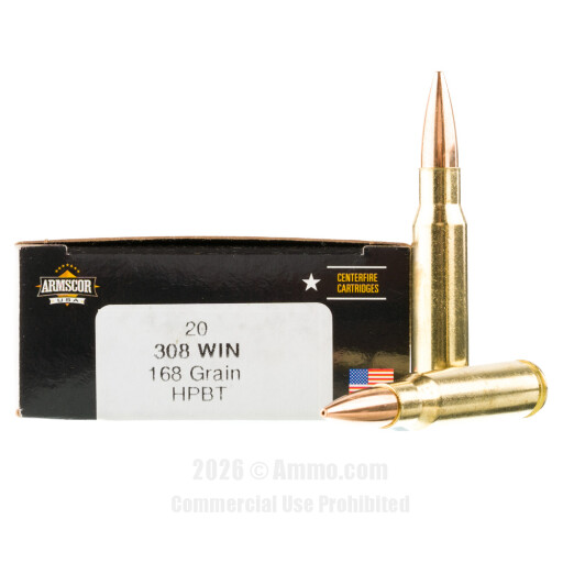 308 Win Ammo - Armscor Ammo HPBT Armscor HPBT Ammo