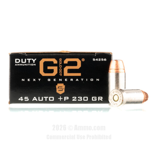 Speer Gold Dot G2 45 ACP +P Ammo - 50 Rounds of 230 Grain JHP...