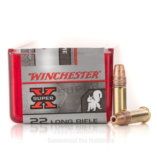 Winchester Super-X 22 LR Ammo - 100 Rounds of 40 Grain Power Point...