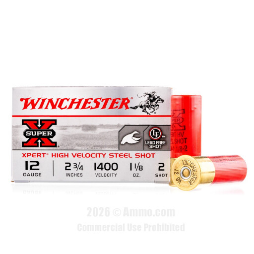 Winchester Super-X Xpert 12 Gauge  Ammo - 25 Rounds of 1-1/8 oz....