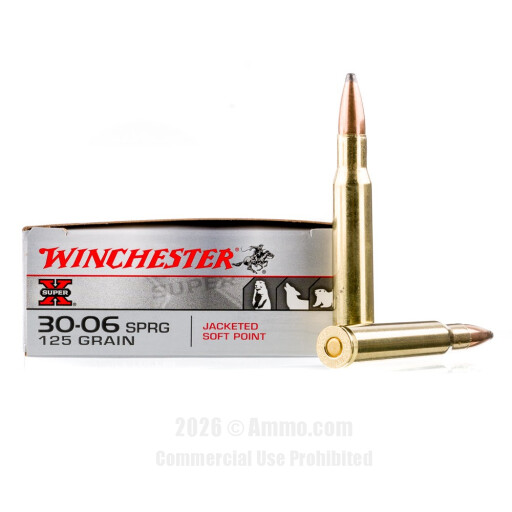 30-06 Ammo - Winchester Super-X Ammo JSP Winchester Super-X JSP Ammo