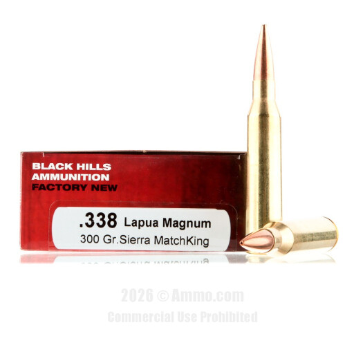 338 Lapua Mag Ammo - Black Hills Ammo HPBT Black Hills HPBT Ammo