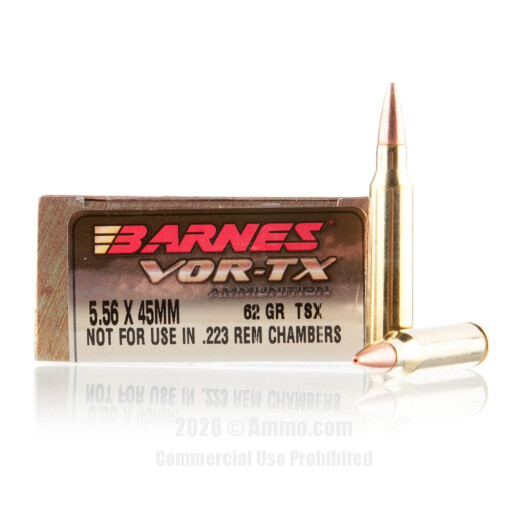 Barnes VOR-TX TSX Ammo