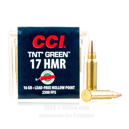CCI 17 HMR Ammo - 50 Rounds of 16 Grain HP Ammunition