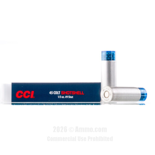 CCI 45 Long Colt  Ammo - 10 Rounds of 150 Grain #9 Shot Ammunition