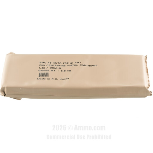 45 ACP/Auto Ammo - PMC Battle Ammo FMJ PMC Battle FMJ Ammo