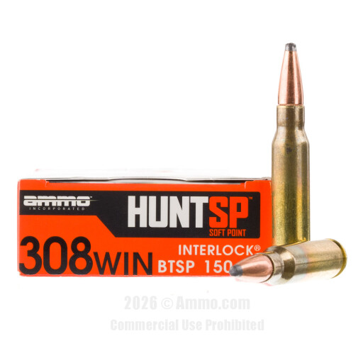 308 Win Ammo - Ammo Inc Hunt SPBT Ammo Inc Hunt SPBT Ammo
