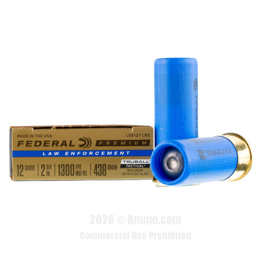 Federal Tactical Truball Low Recoil 12 Gauge Ammo - 250 Rounds of...