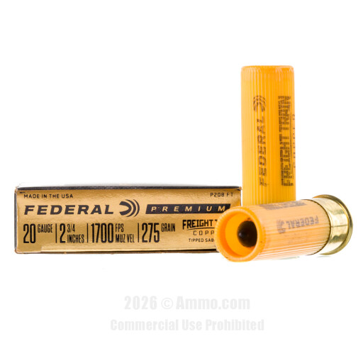 Federal Freight Train Copper 20 Gauge Ammo - 50 Rounds of 275...