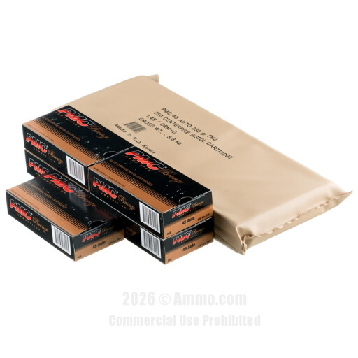 45 ACP/Auto Ammo - Bulk PMC Battle Ammo FMJ Bulk PMC Battle FMJ Ammo