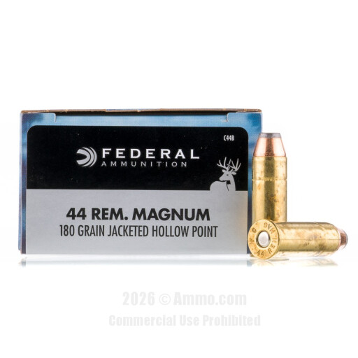 Federal Power-Shok 44 Magnum  Ammo - 20 Rounds of 180 Grain JHP...