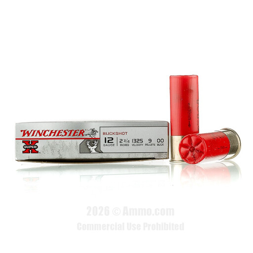 Winchester 12 ga Ammo - 250 Rounds of  00 Buck Ammunition