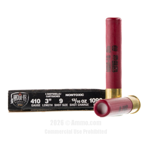 Hevi-18 410 Bore Ammo - 5 Rounds of 13/16 oz. #9 TSS Ammunition
