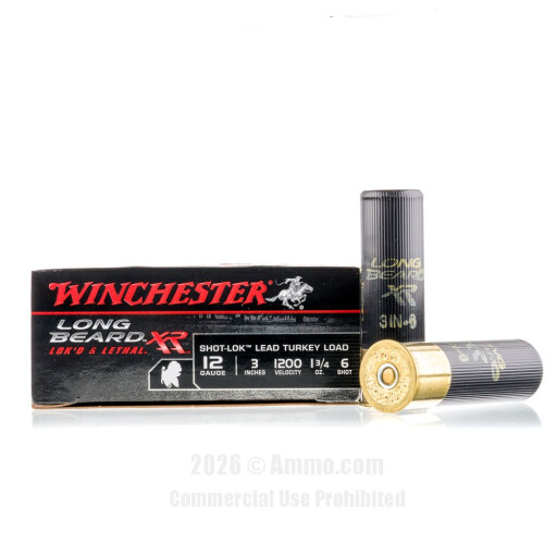 Winchester 12 Gauge  Ammo - 10 Rounds of 1-3/4 oz. #6 Shot (Lead)...