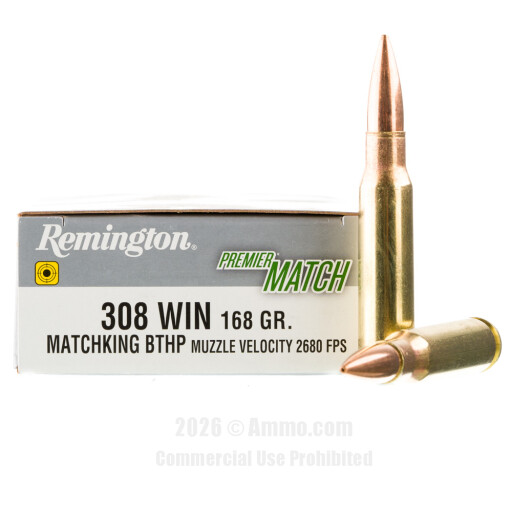 308 Win Ammo - Remington Ammo HPBT Remington HPBT Ammo