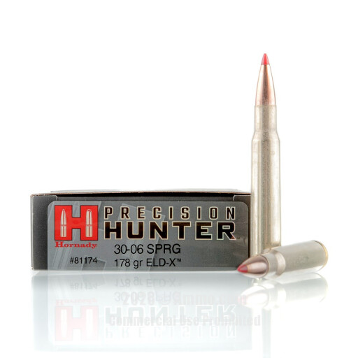 30-06 Ammo - Hornady Precision Hunter Ammo ELD-X Hornady Precision Hunter ELD-X Ammo