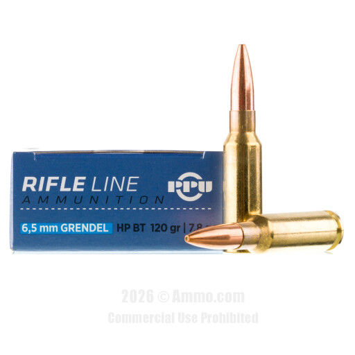 Prvi Partizan 6.5 Grendel Ammo - 20 Rounds of 120 Grain HPBT...