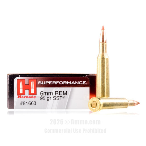6mm Rem Ammo - Hornady Ammo SST Hornady SST Ammo