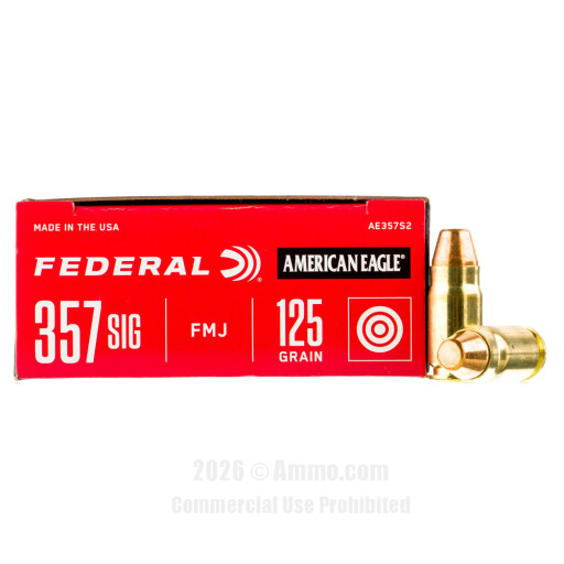 357 SIG Ammo - Federal Ammo FMJ Federal FMJ Ammo