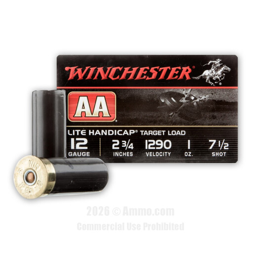 Winchester AA 12 Gauge Ammo - 250 Rounds of 1 oz. #7-1/2 Shot...