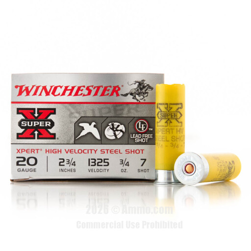 20 Gauge Ammo - Winchester Super-x Ammo 3/4oz Winchester Super-x 3/4oz Ammo