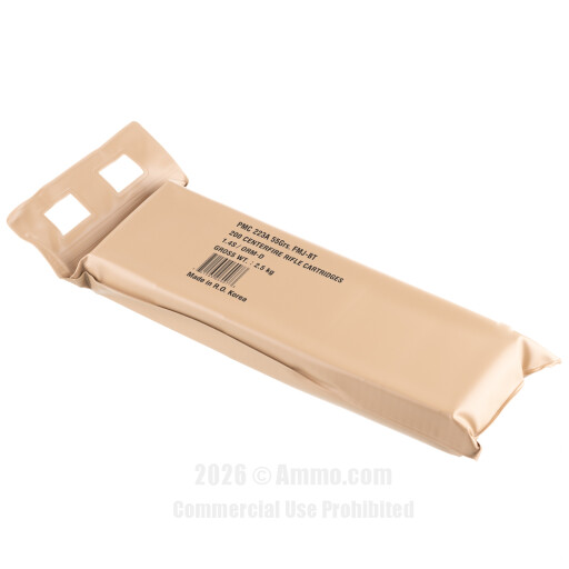 PMC 223 Ammo - 1000 Rounds of 55 Grain FMJ-BT Ammunition in Battle...