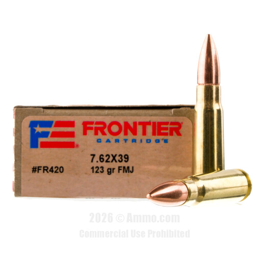7.62x39mm Ammo - Hornady Frontier Ammo FMJ Hornady Frontier FMJ Ammo