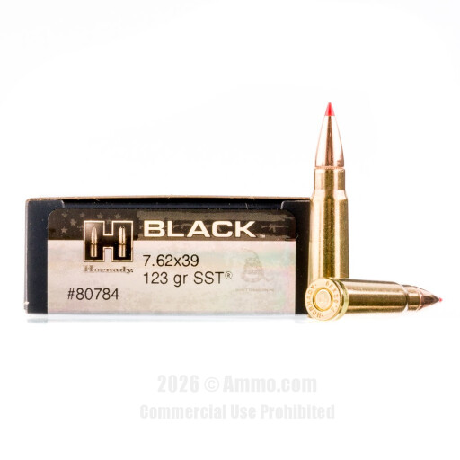 7.62x39mm Ammo - Hornady BLACK Ammo SST Hornady BLACK SST Ammo