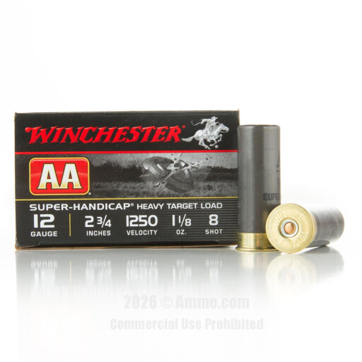 Winchester 12 Gauge  Ammo - 25 Rounds of 1-1/8 oz. #8 Shot Ammunition