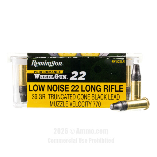 Remington Performance WheelGun 22 LR Ammo - 100 Rounds of 39 Grain...