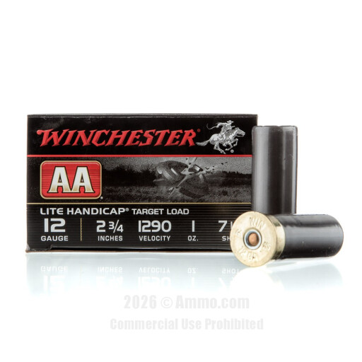 Winchester AA Lite Handicap 12 Gauge  Ammo - 25 Rounds of 1 oz....