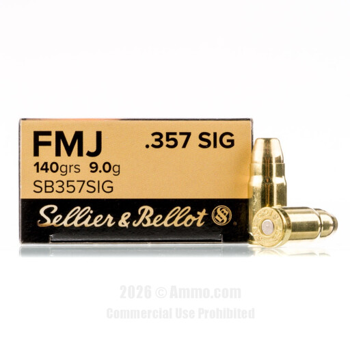 357 SIG Ammo - Sellier And Bellot Ammo FMJ Sellier And Bellot FMJ Ammo