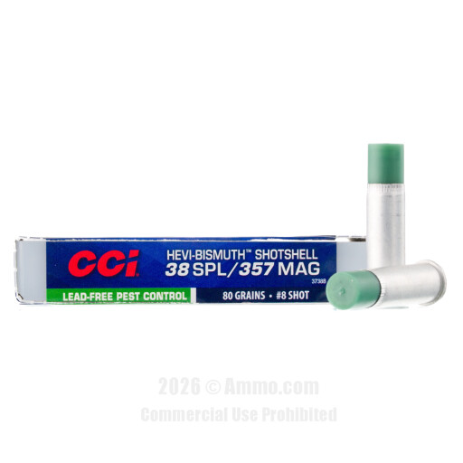 CCI Pest Control Shotshell 38 Special Ammo - 10 Rounds of 80 Grain...