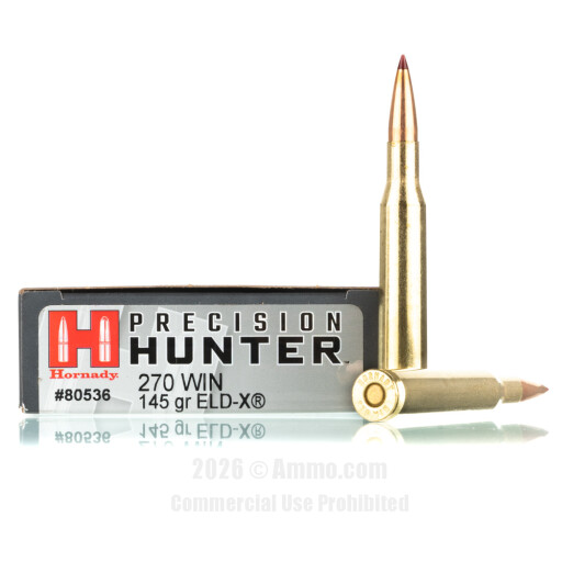 270 Win Ammo - Hornady Precision Hunter Ammo Hornady Precision Hunter Ammo