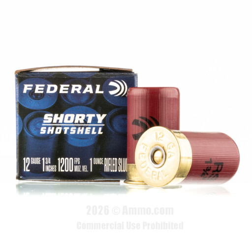 Federal Shorty Shotshell 12 Gauge Ammo - 10 Rounds of 1-3/4" 1 oz....