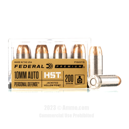 Federal Personal Defense HST 10mm Ammo - 20 Rounds of 200 Grain...