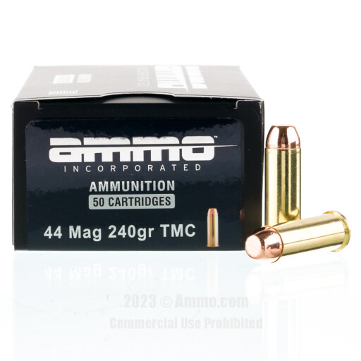 Ammo Inc. 44 Magnum Ammo - 50 Rounds of 240 Grain TMJ Ammunition