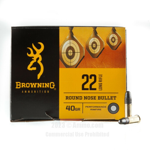 Browning Performance Rimfire 22 LR Ammo - 400 Rounds of 40 Grain...