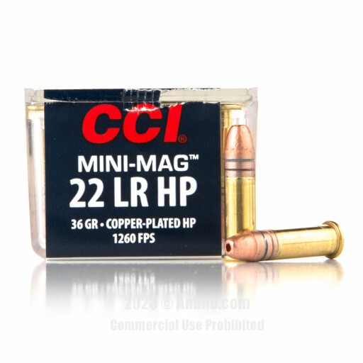 CCI 22 LR Ammo - 100 Rounds of 36 Grain CPHP Ammunition