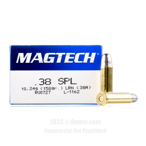 Magtech 38 Special Ammo - 1000 Rounds of 158 Grain LRN Ammunition
