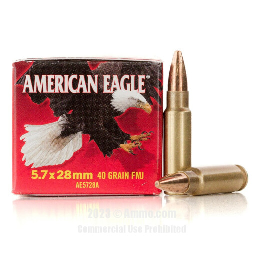 Federal 5.7x28 Ammo - 500  Rounds of 40 Grain FMJ Ammunition