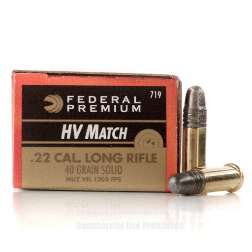 Federal Gold Metal High Velocity Match Ammo