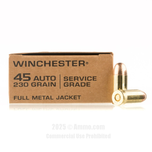 Bulk Winchester Service Grade FMJ Ammo