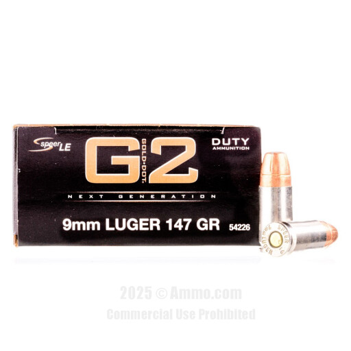 9mm Ammo - Bulk Speer LE Gold Dot G2 Ammo JHP Bulk Speer LE Gold Dot G2 JHP Ammo
