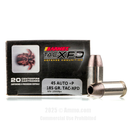 Barnes TAC-XPD SCHP +P Ammo