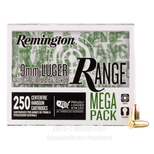 Bulk Remington Range FMJ Ammo