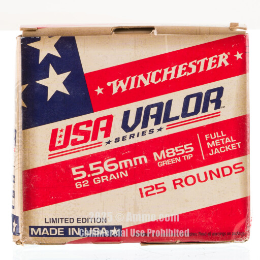 Bulk Winchester USA VALOR FMJ Ammo